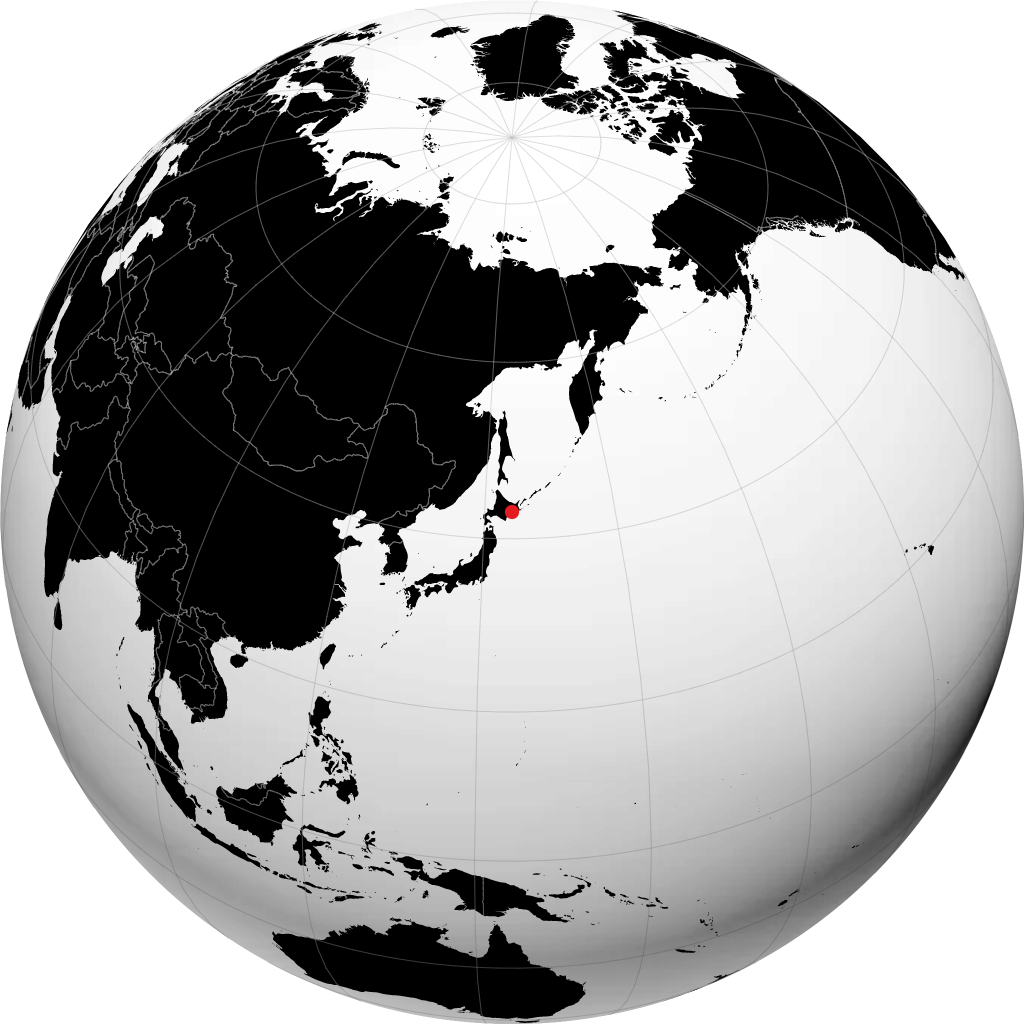 Kushiro na globusie