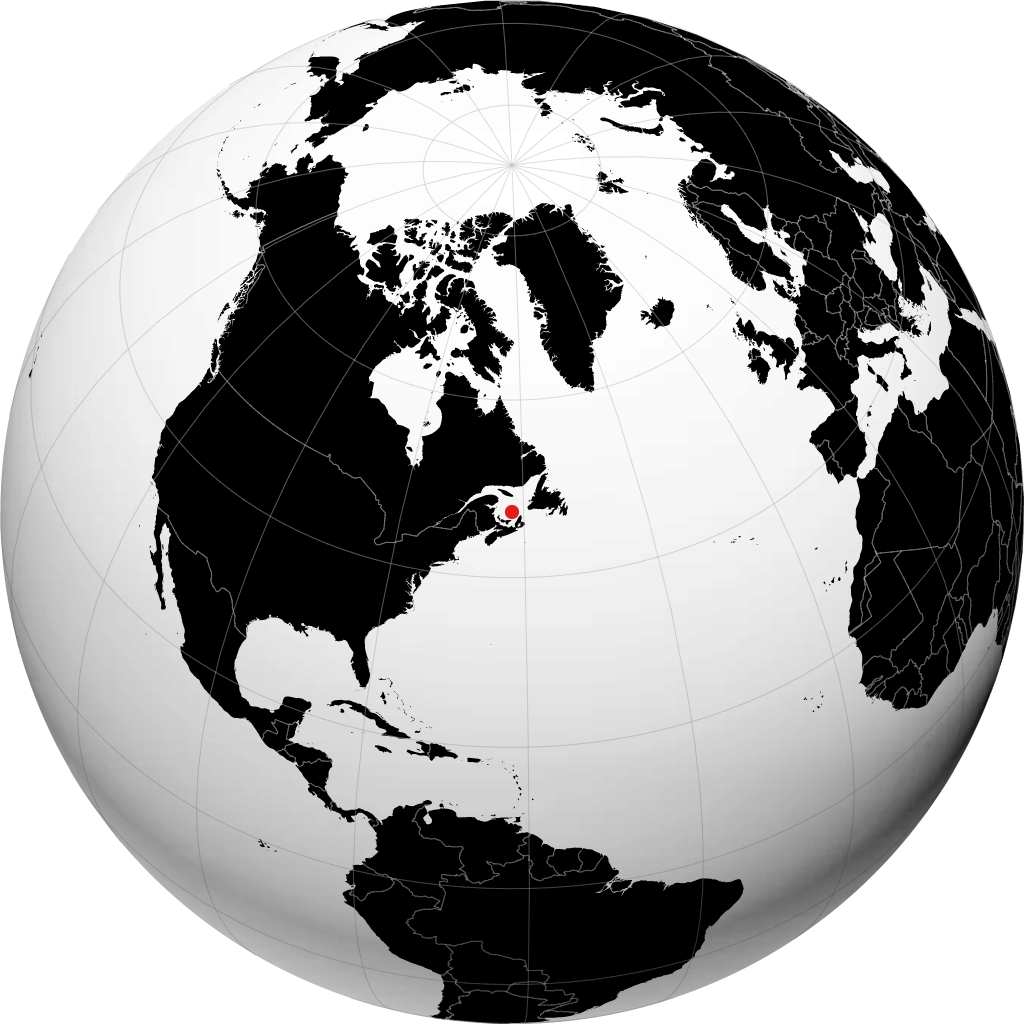 L'Étang-du-Nord na globusie