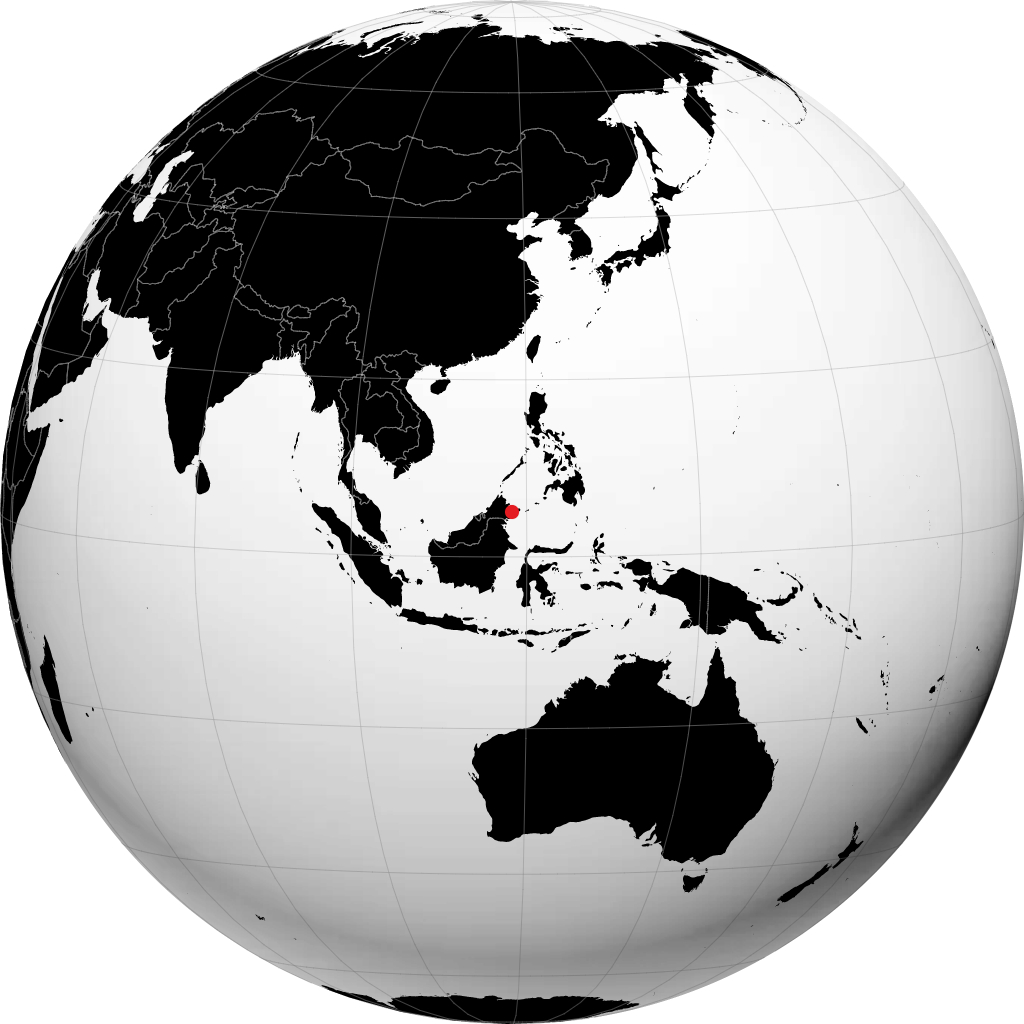 Lahad Datu na globusie