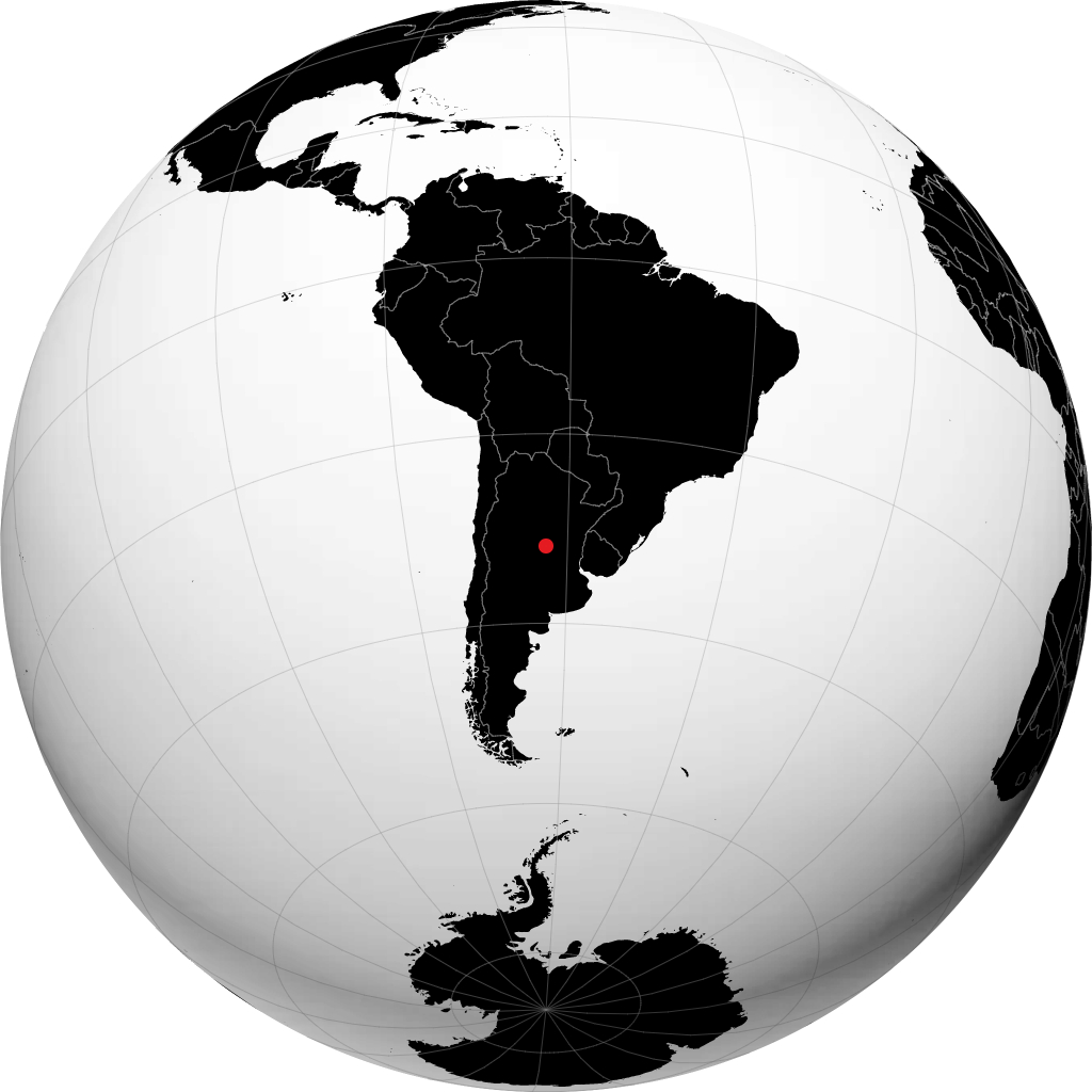 Las Varillas na globusie