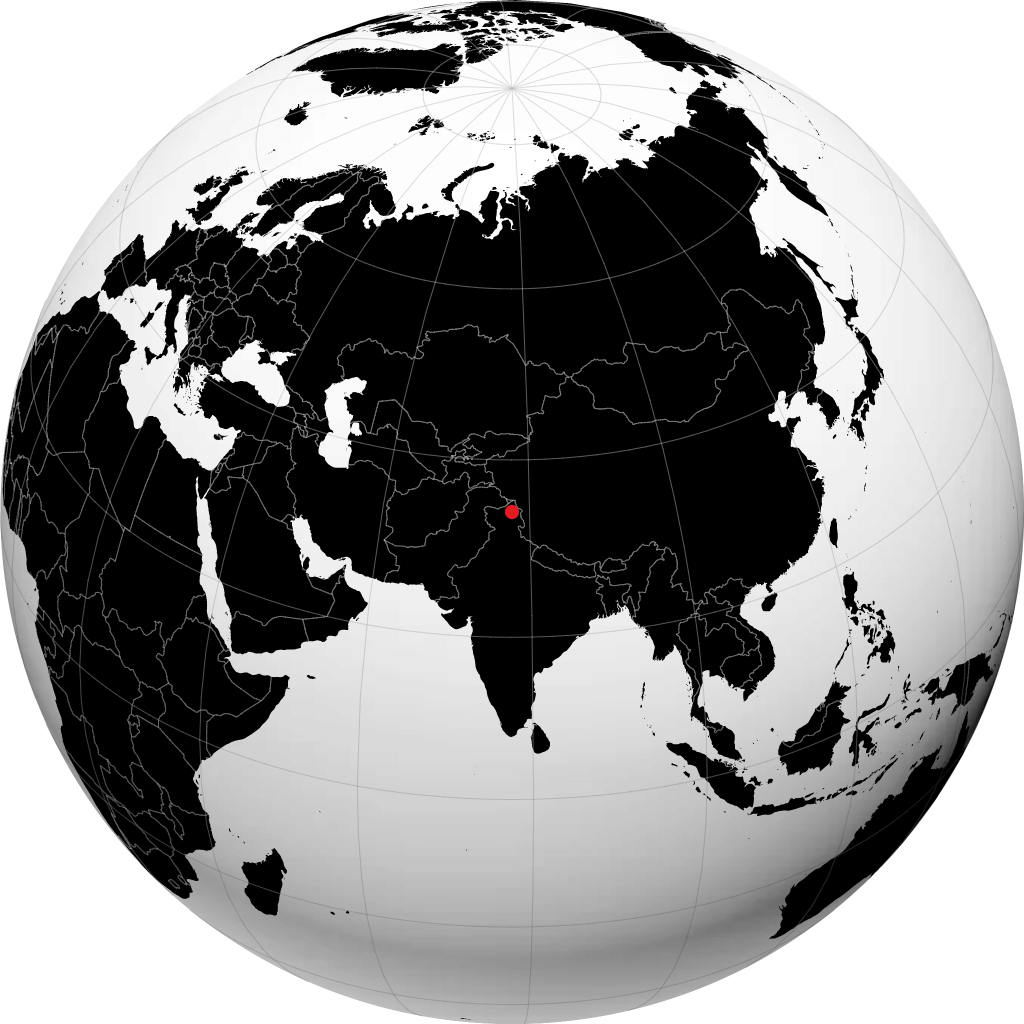 Leh na globusie
