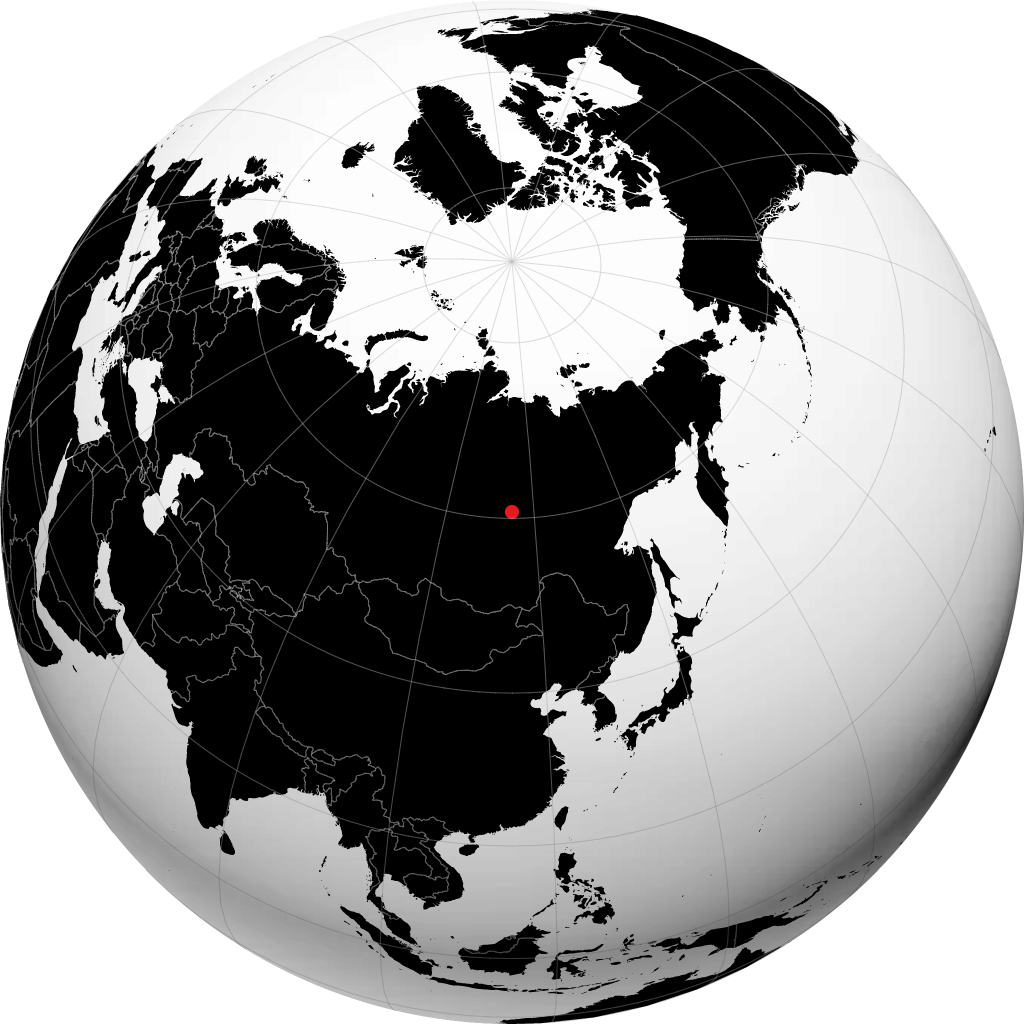 Lensk na globusie