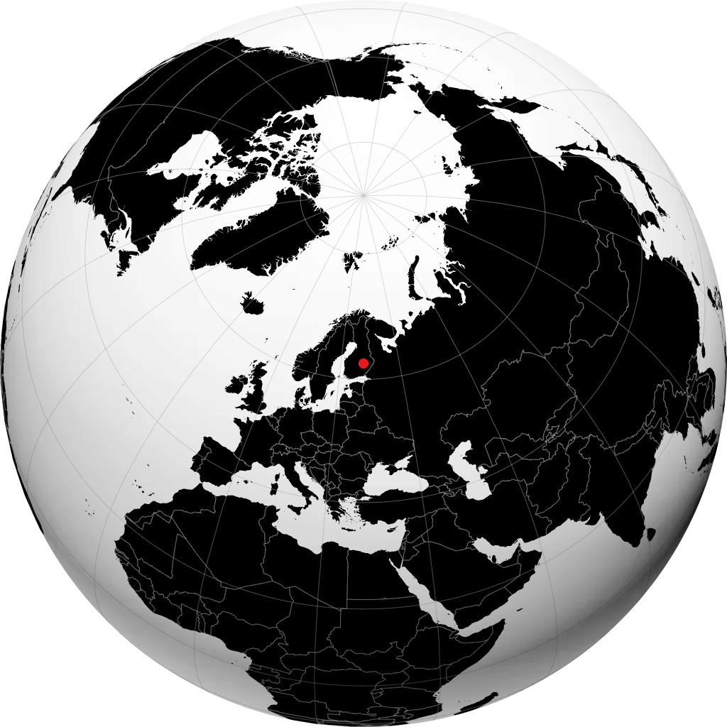 Leppävirta na globusie