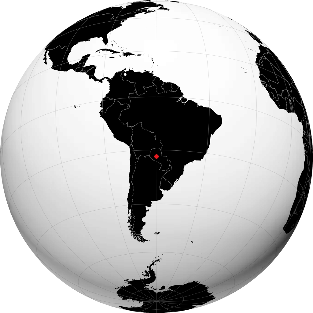 Loma Plata na globusie