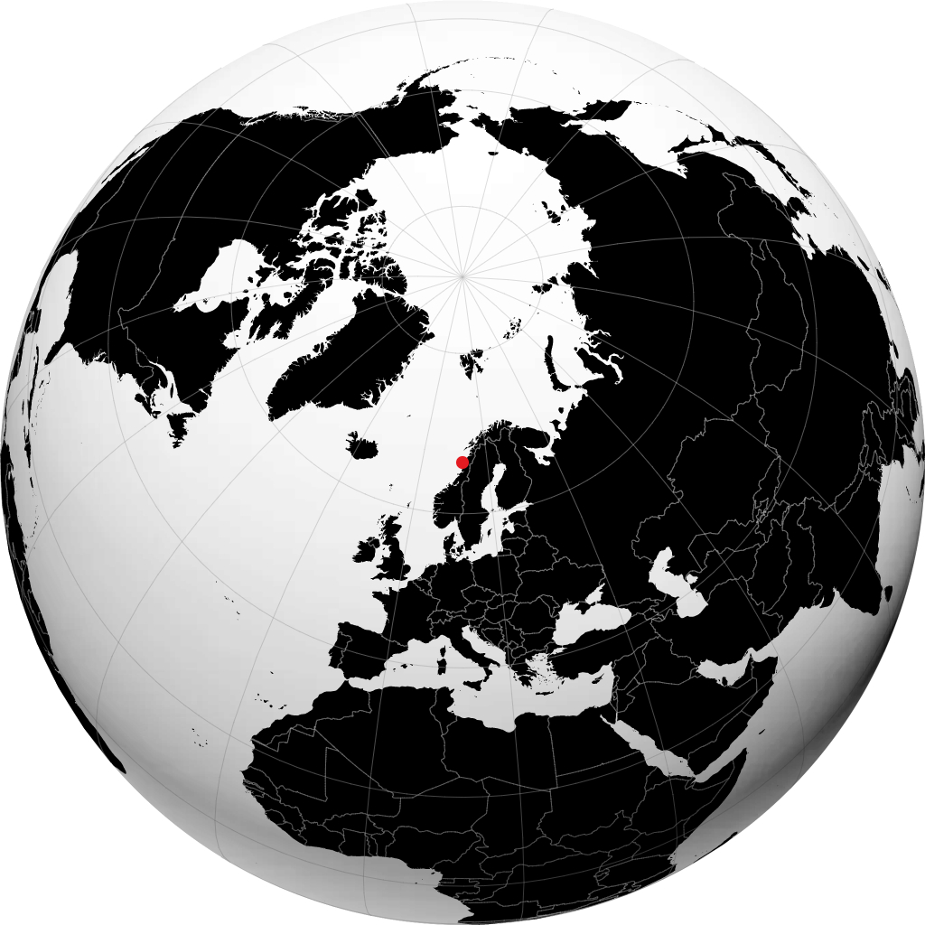 Lovund na globusie