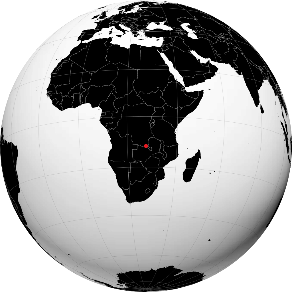 Lubumbashi na globusie