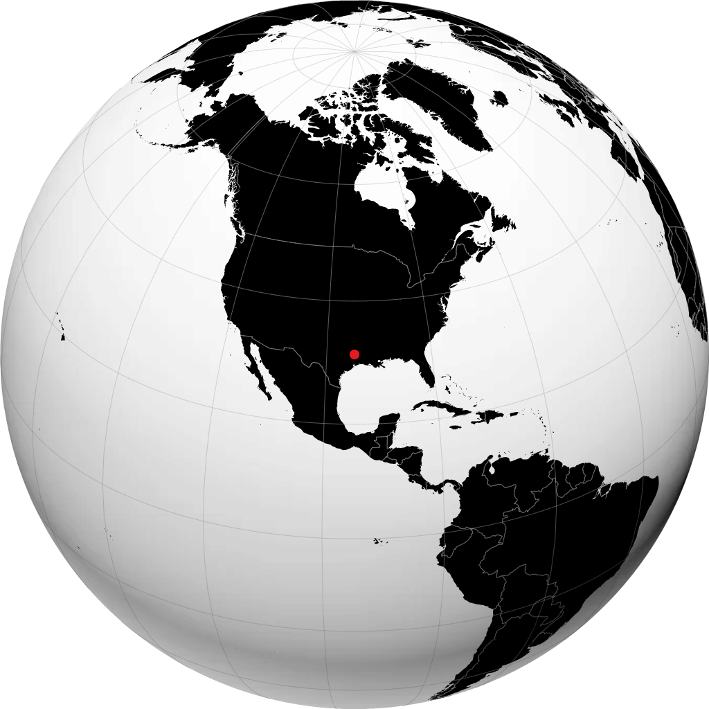 Lufkin na globusie