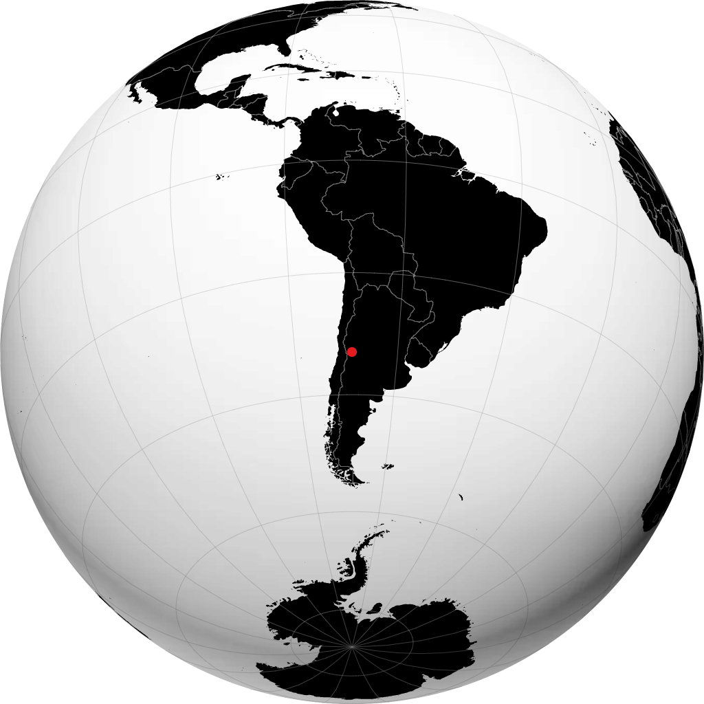 Luján de Cuyo na globusie