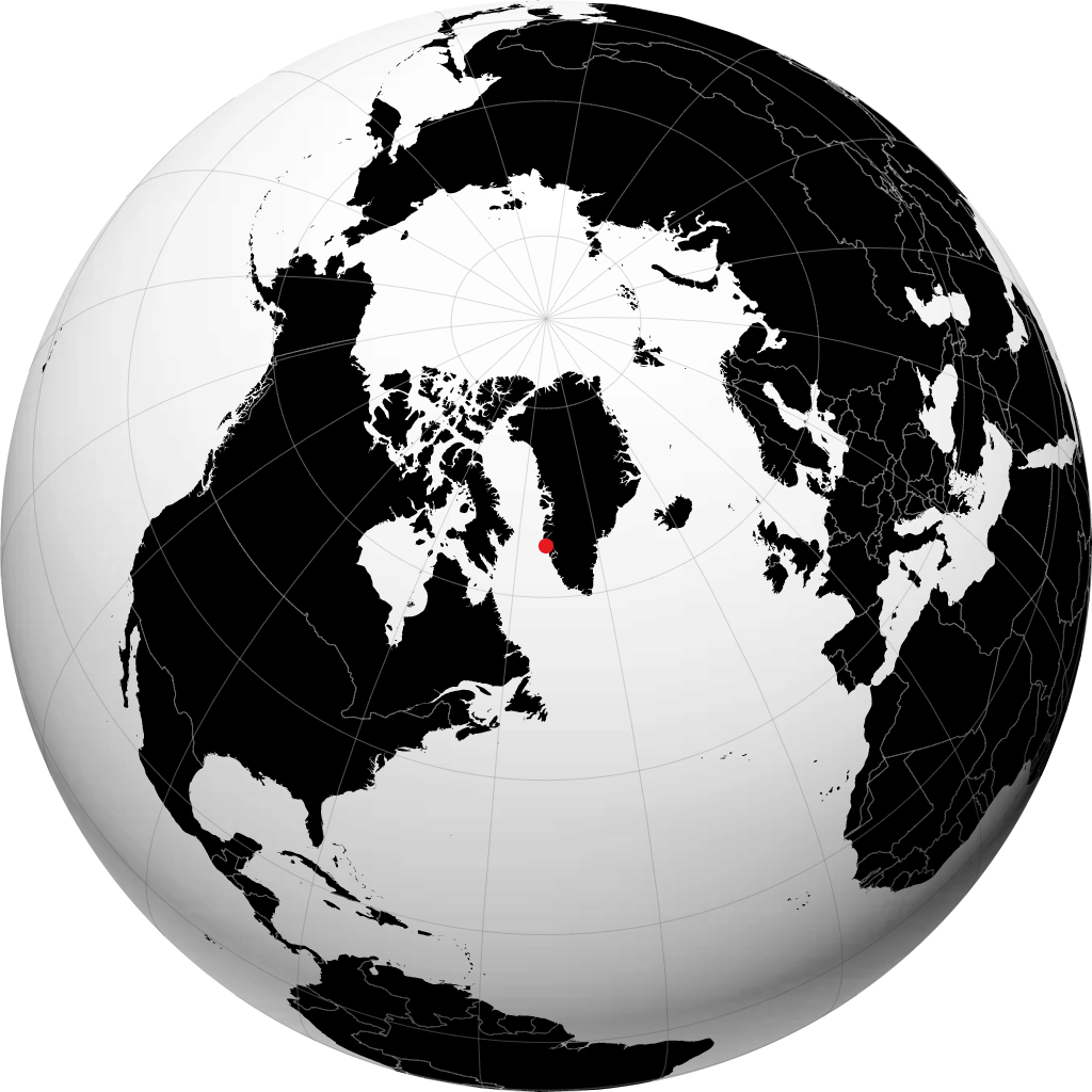 Maniitsoq na globusie
