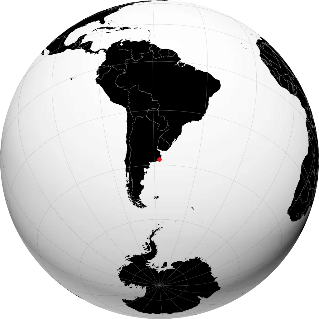 Mar del Plata na globusie