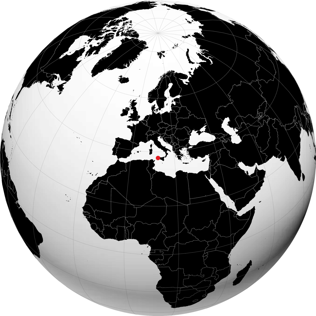 Marsala na globusie