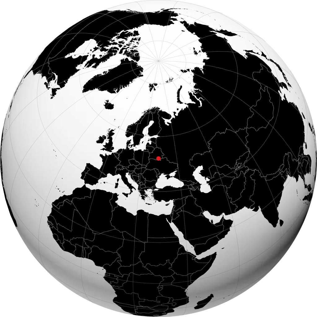 Mozyrz na globusie