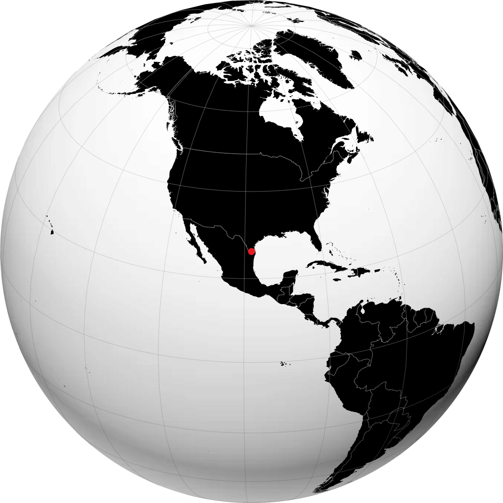 McAllen na globusie