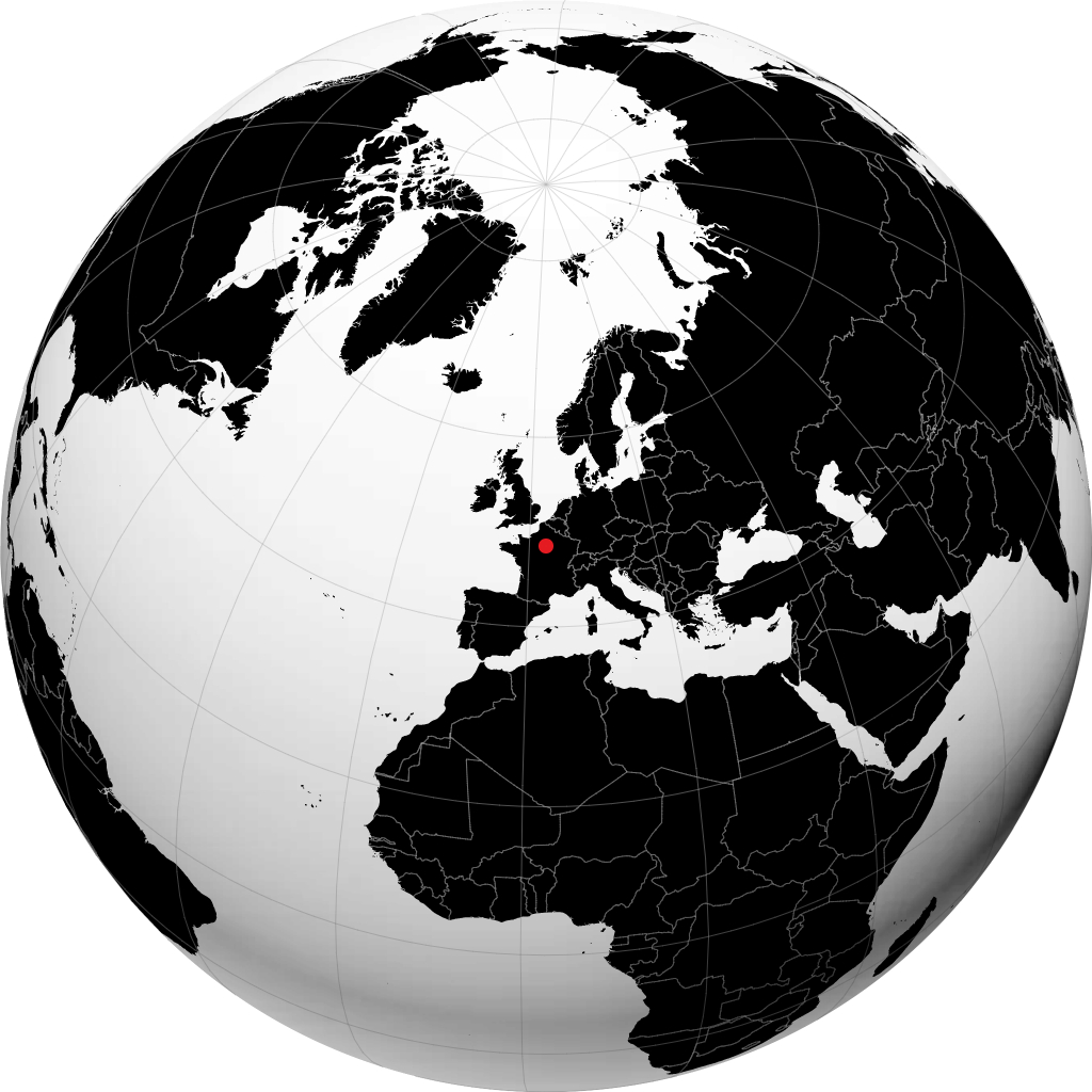 Melun na globusie