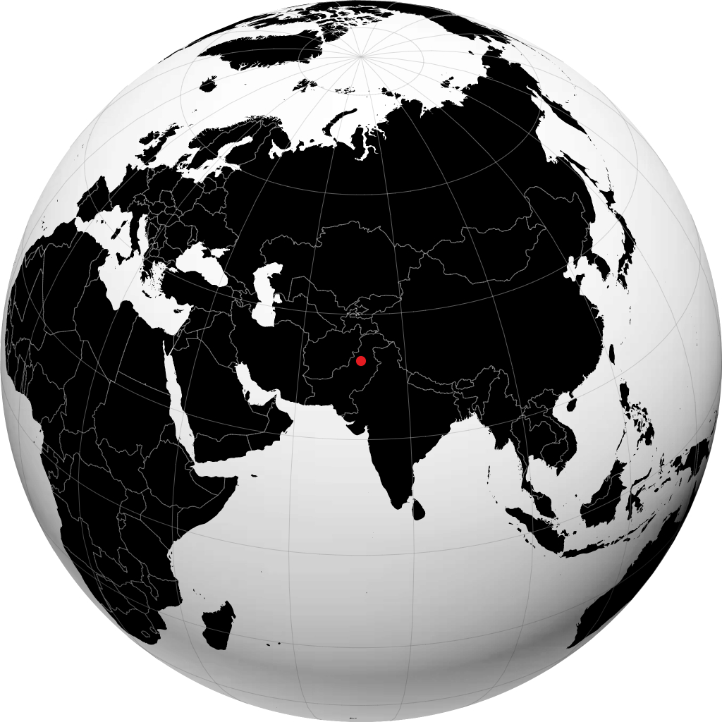 Mianwali na globusie