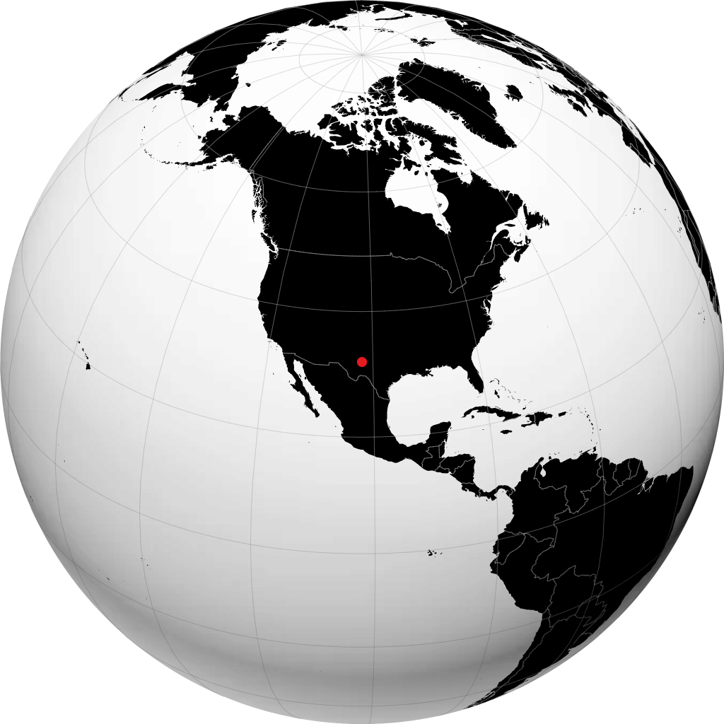 Midland na globusie