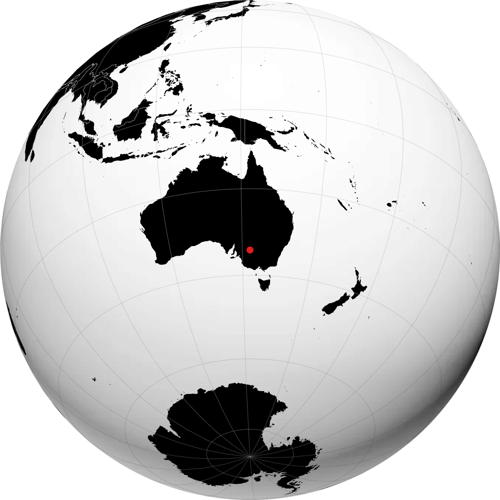 Mildura na globusie