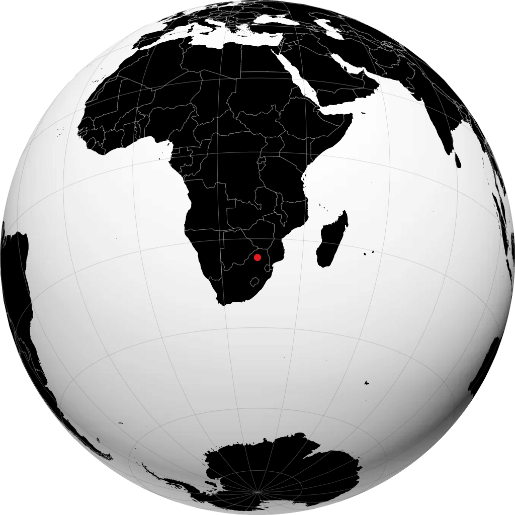 Mokopane na globusie