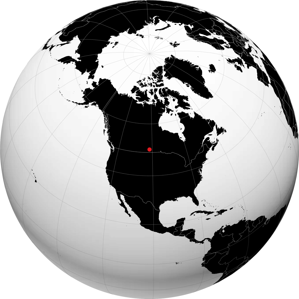Moosomin na globusie
