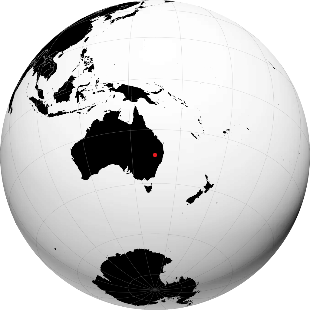 Moree na globusie