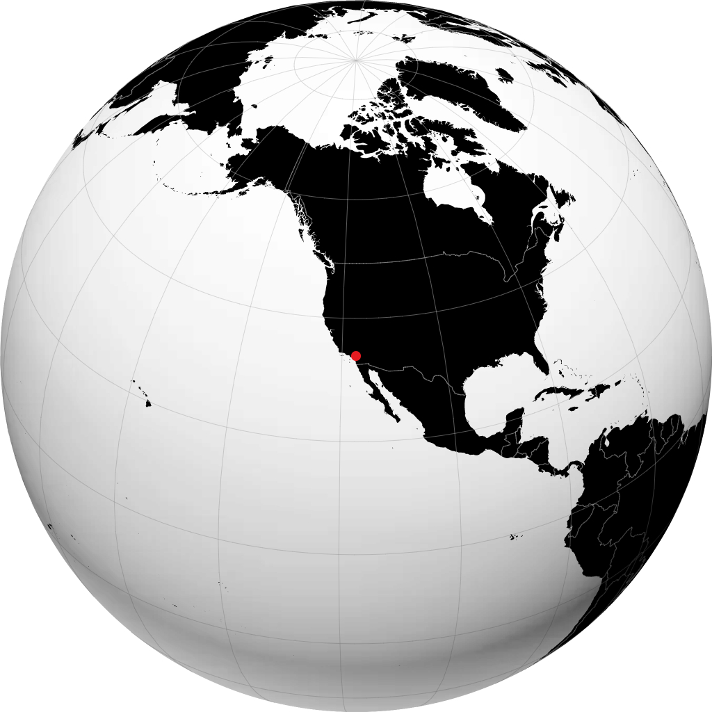 Moreno Valley na globusie