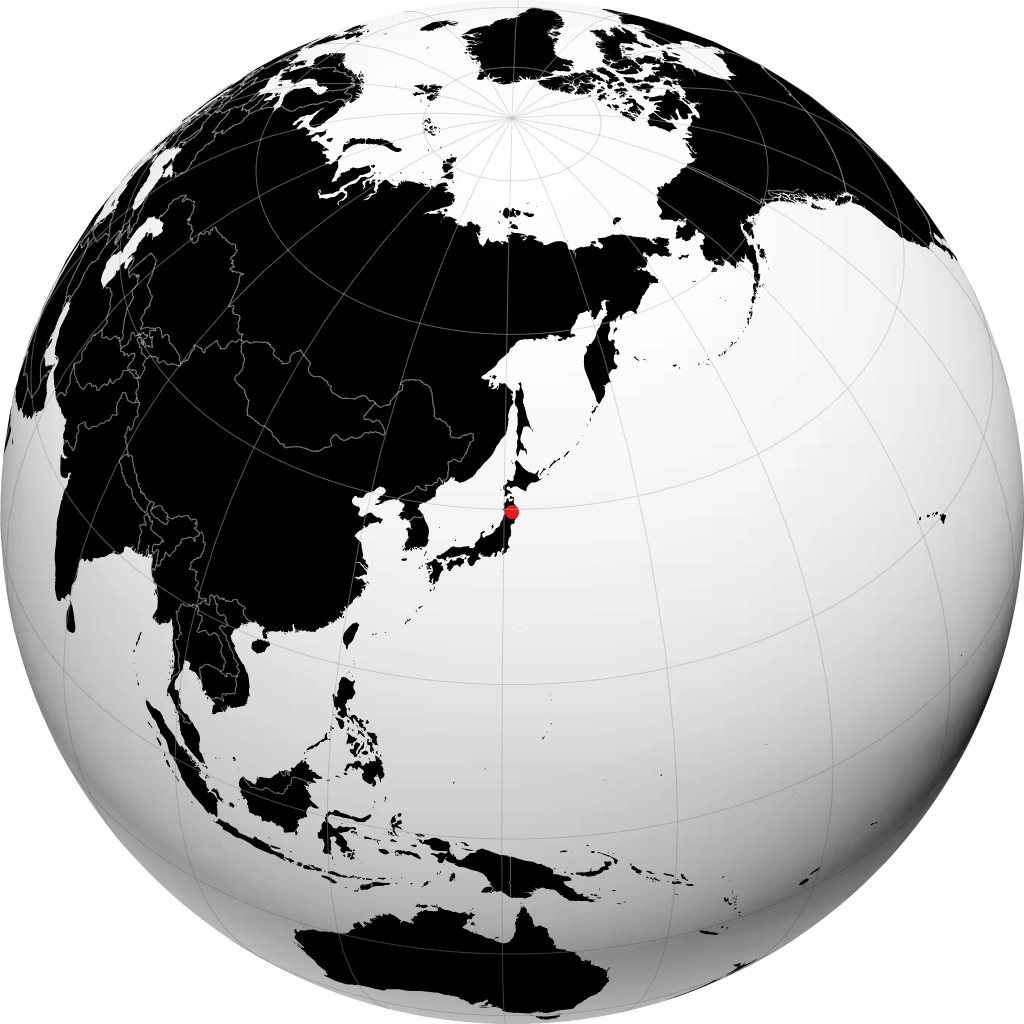 Morioka na globusie