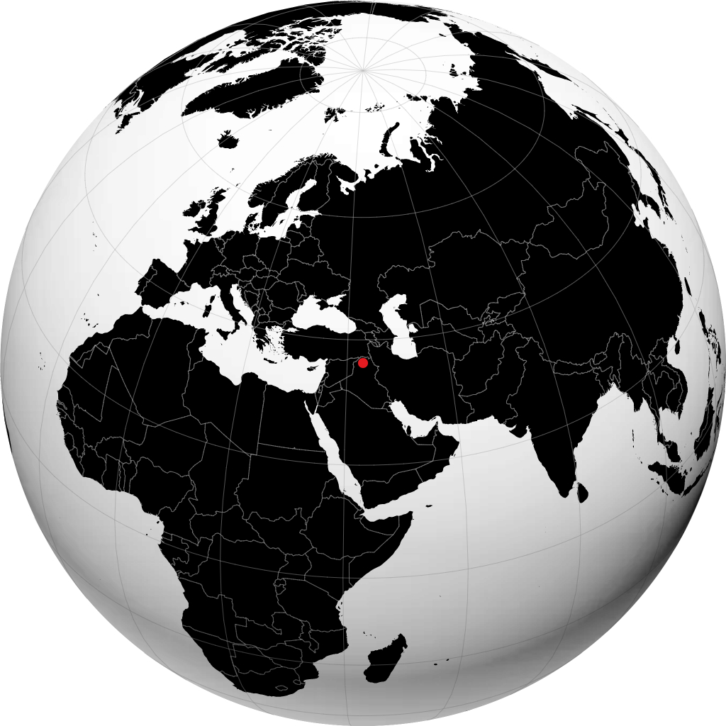 Mosul na globusie