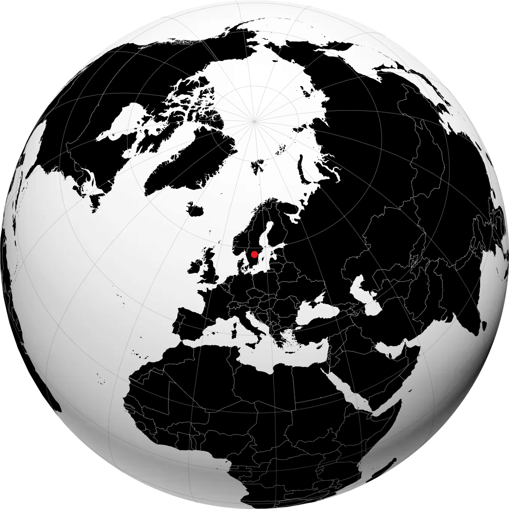 Motala na globusie