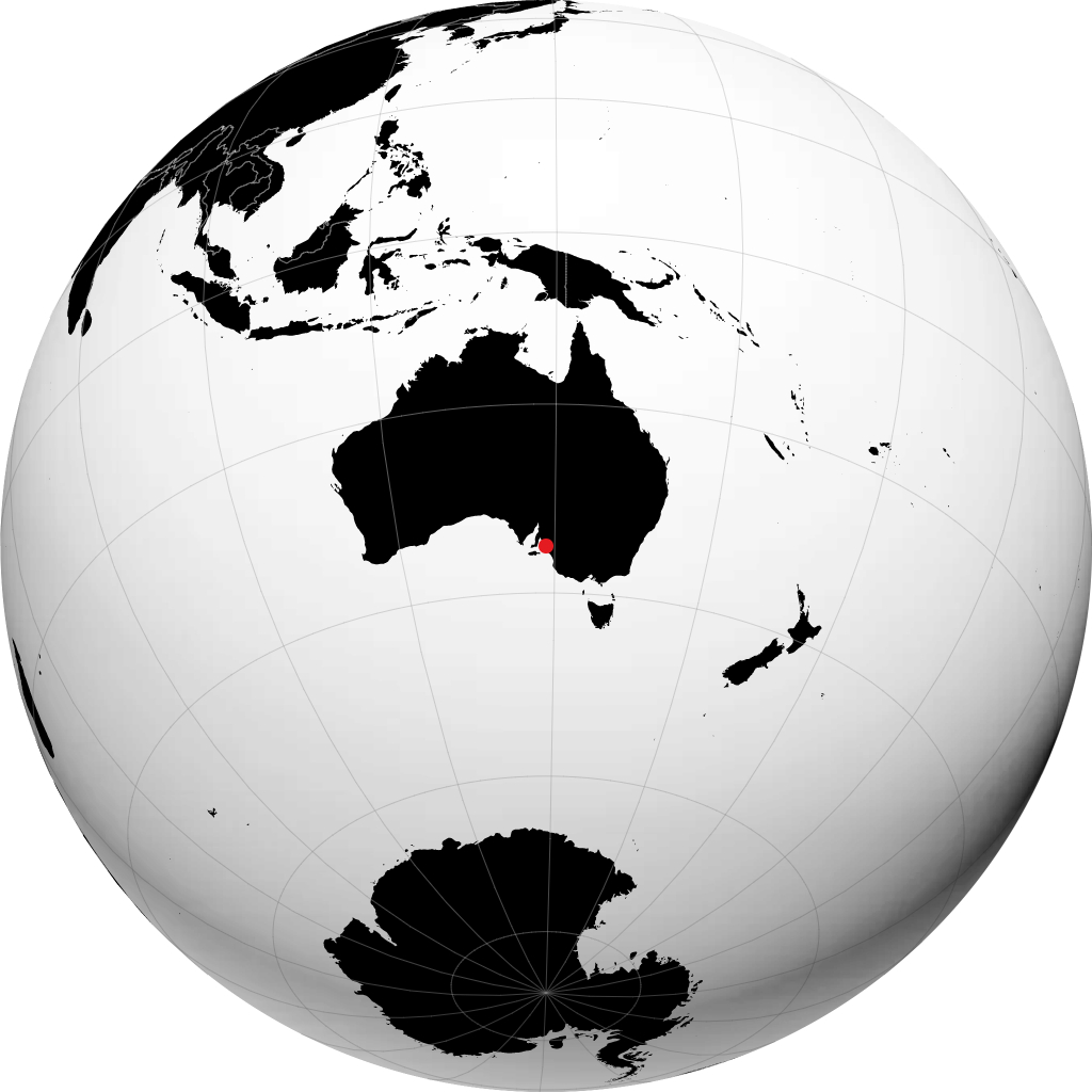 Mount Barker na globusie