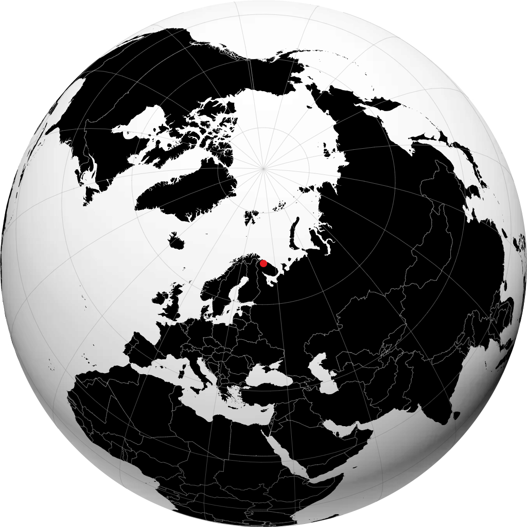 Murmańsk na globusie