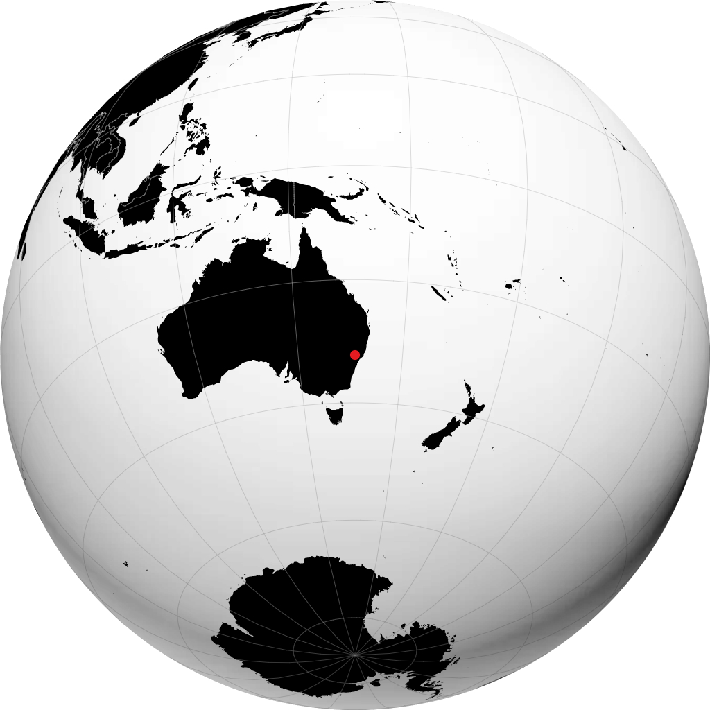 Muswellbrook na globusie