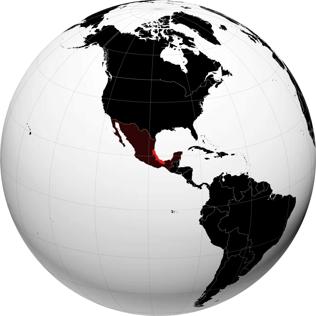 Stan Veracruz na globusie