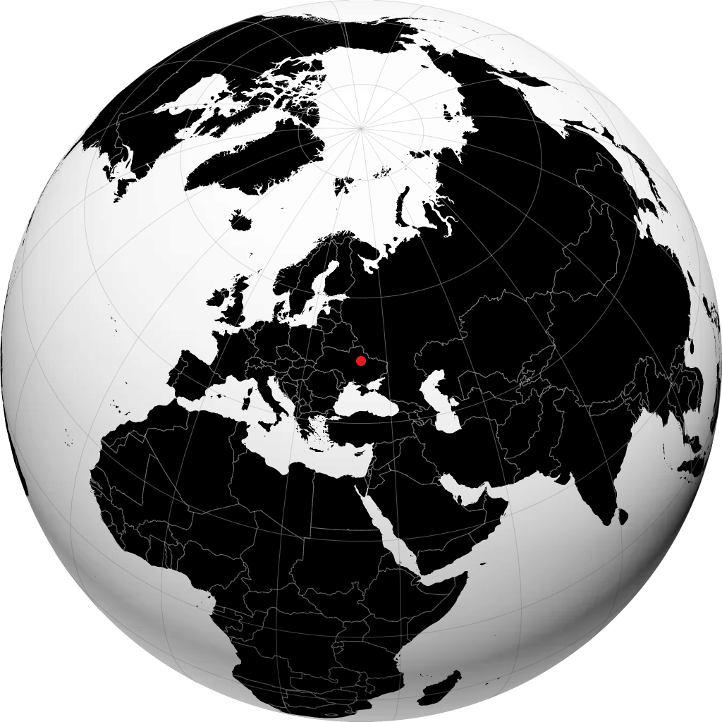 Myrhorod na globusie