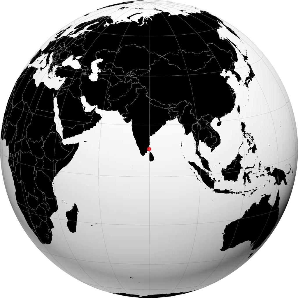 Nagapattinam na globusie