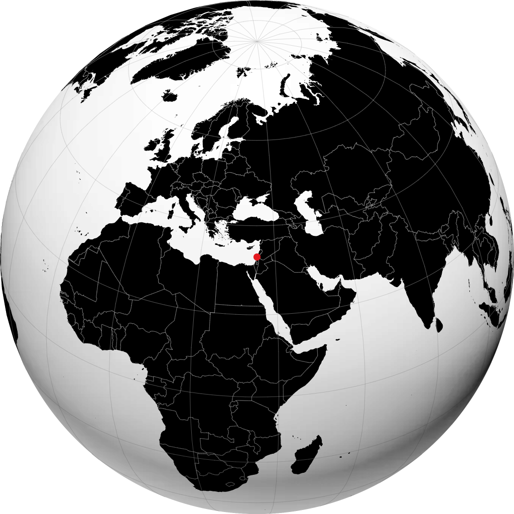 Nahariya na globusie
