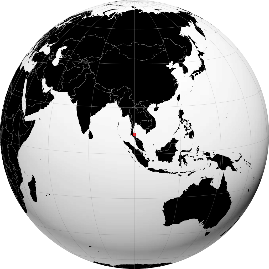 Nakhon Si Thammarat na globusie