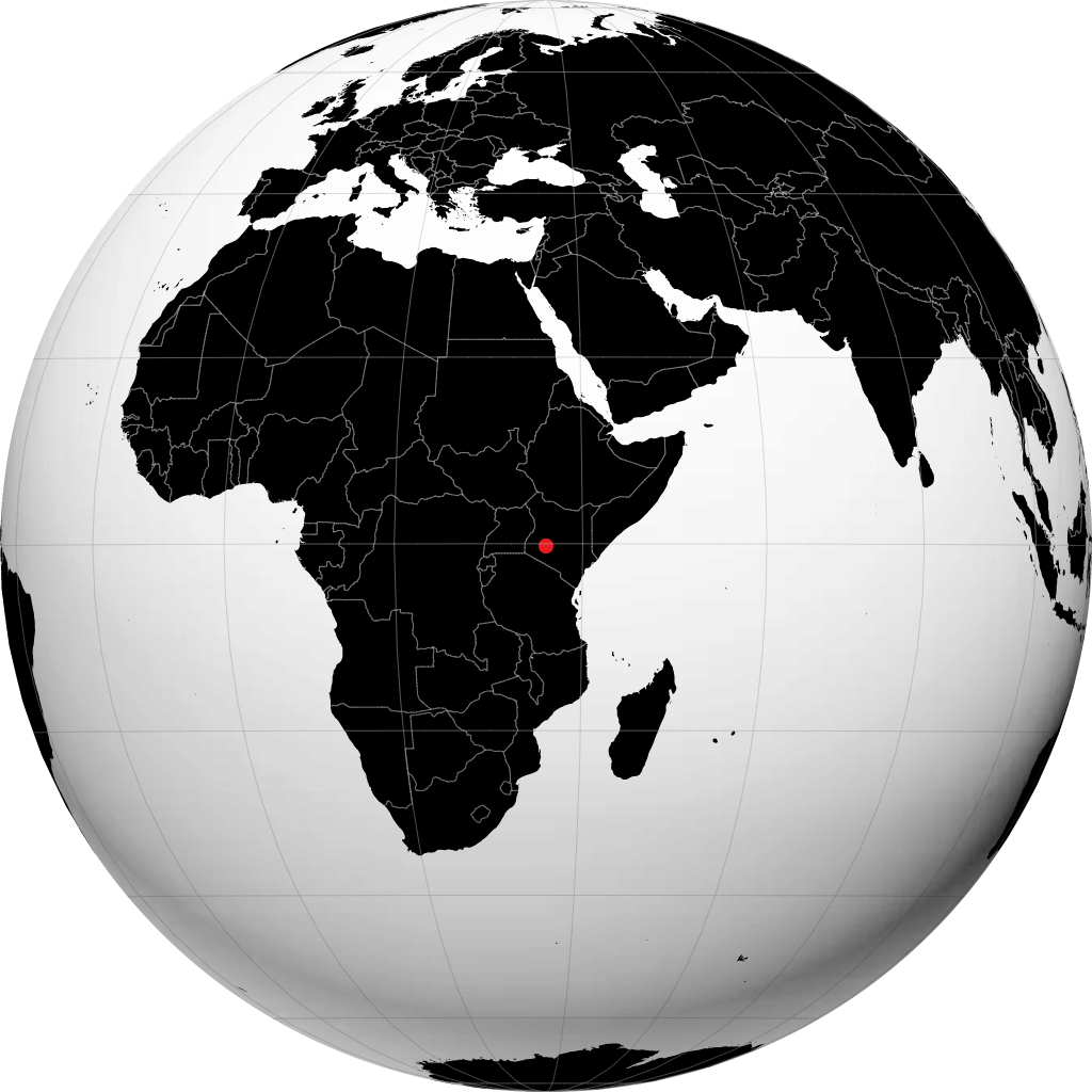 Nakuru na globusie