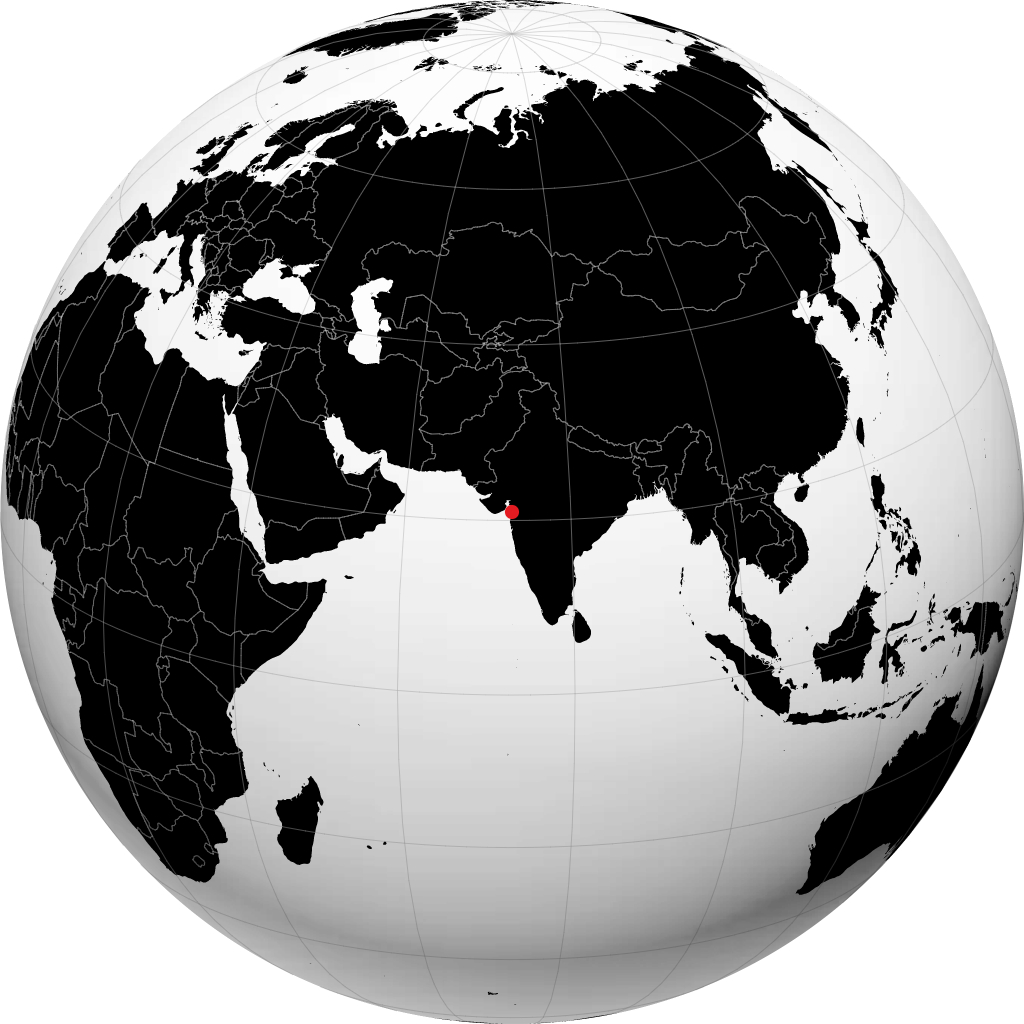 Navsari na globusie