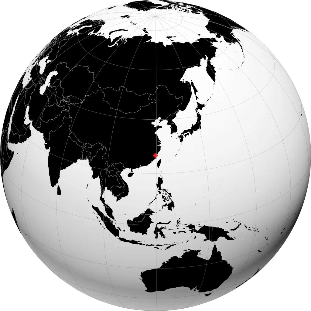 Ningde na globusie