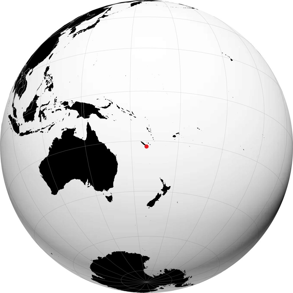 Nouméa na globusie