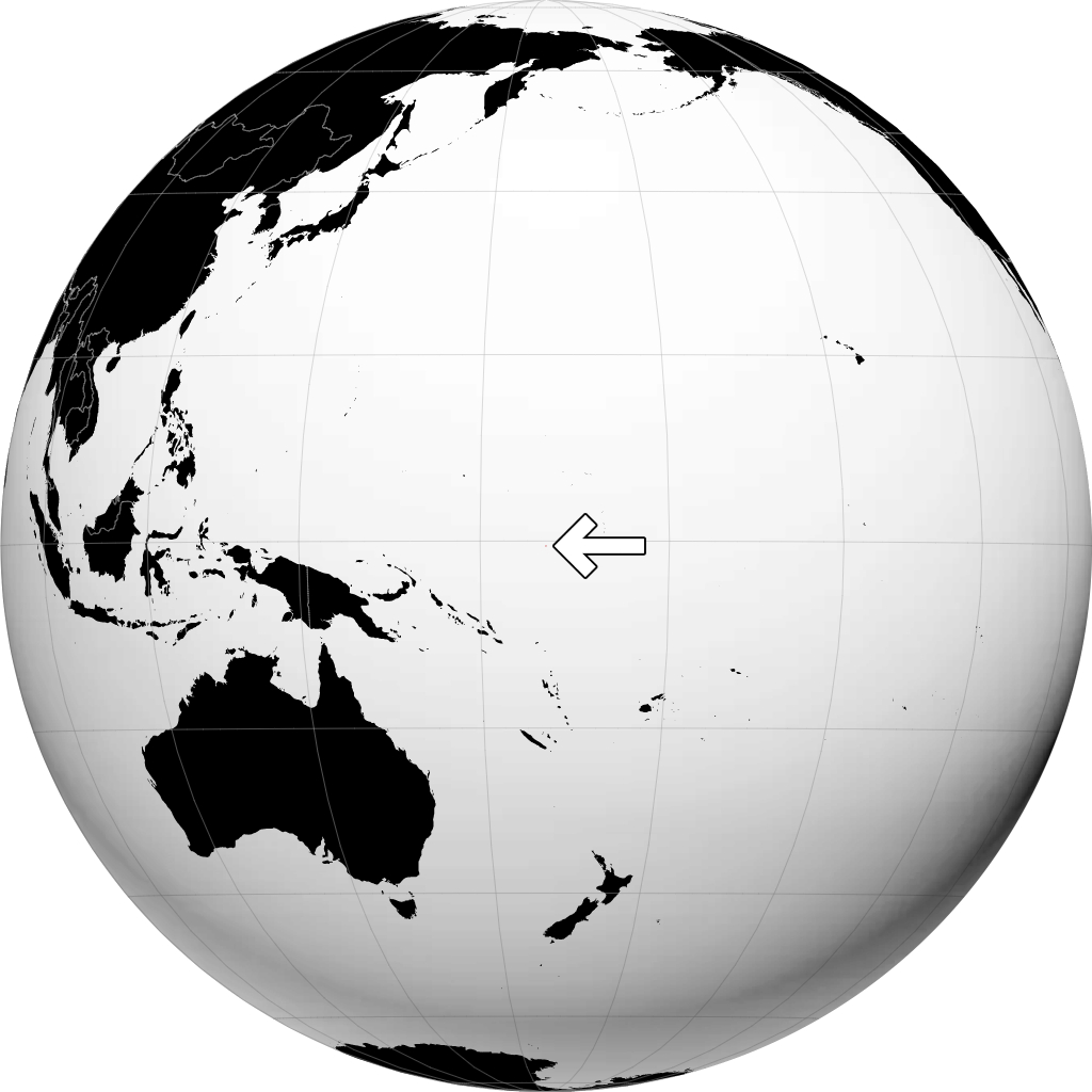 Nauru na globusie