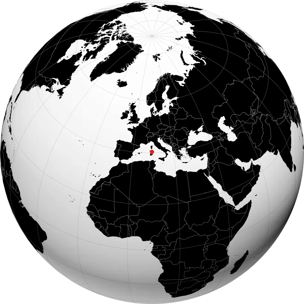 Nuoro na globusie