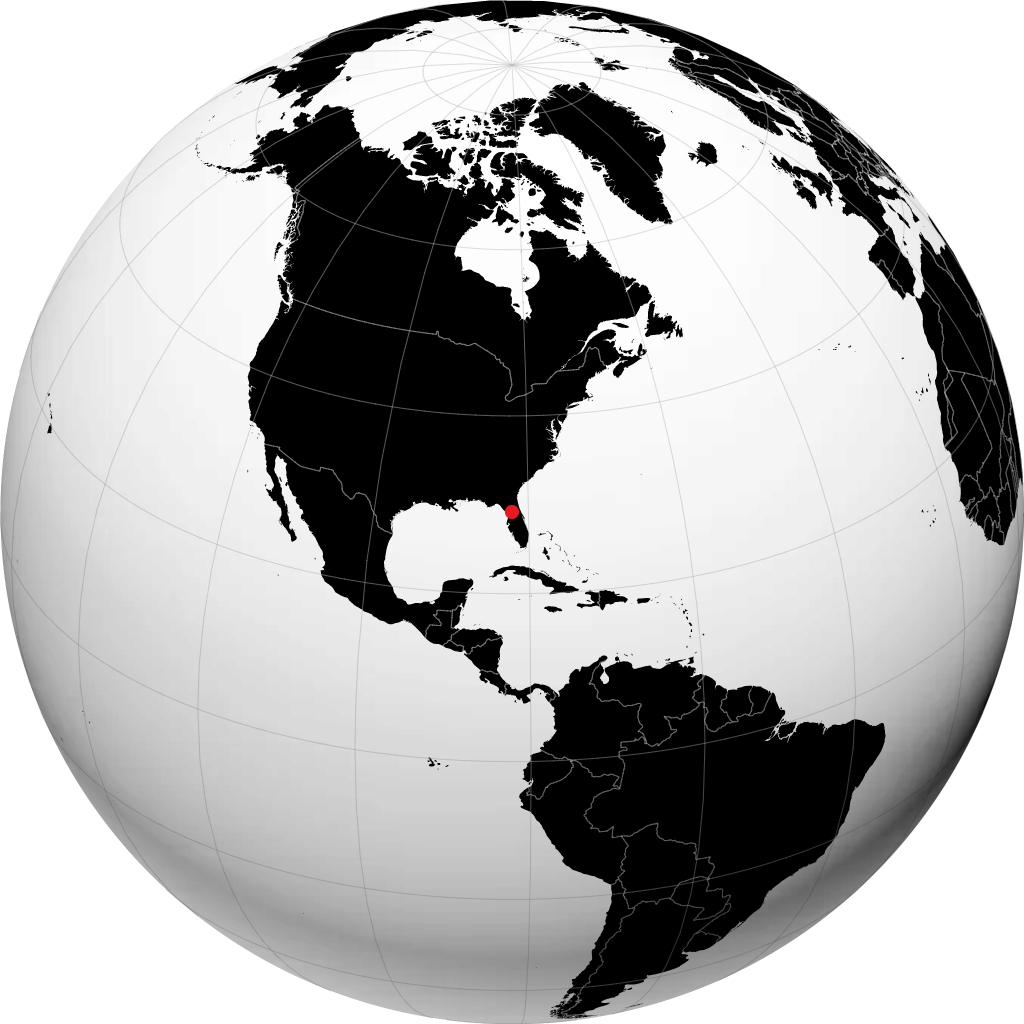 Ocala na globusie