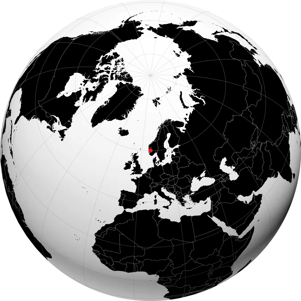 Odda na globusie