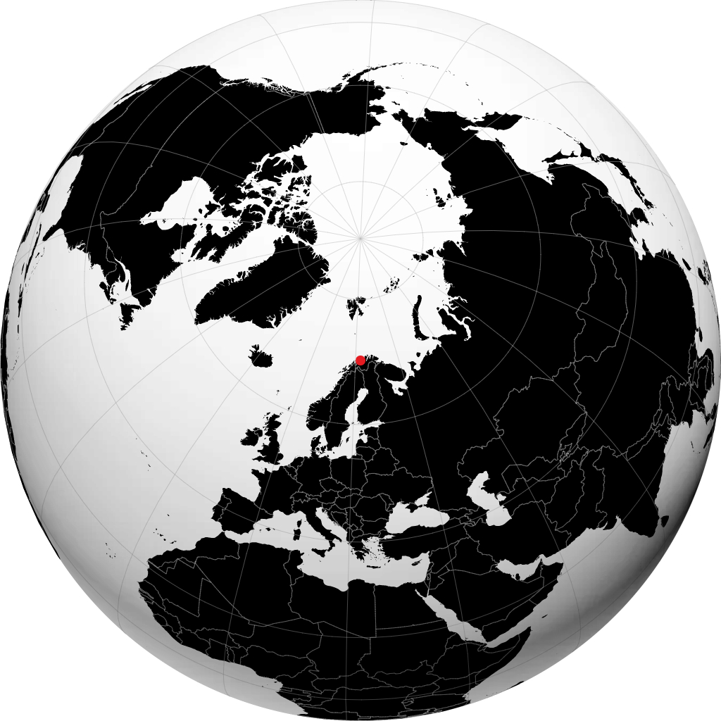 Oksfjord na globusie