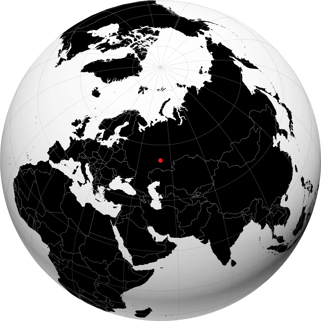 Oktiabrskij na globusie