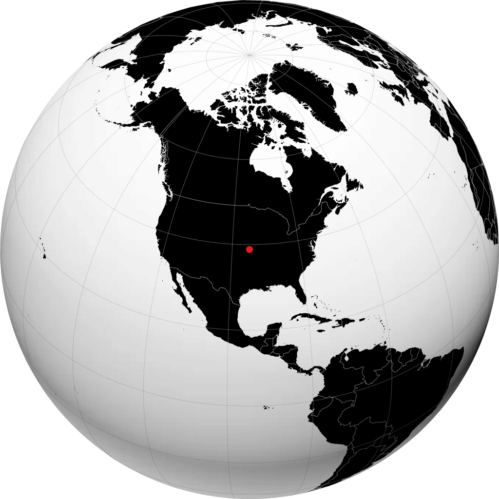 Olathe na globusie