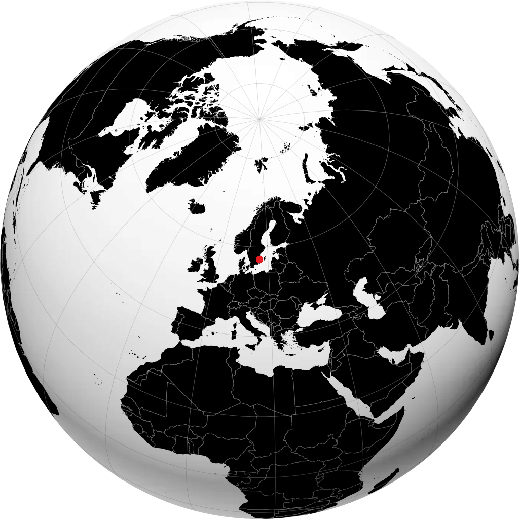 Oskarshamn na globusie