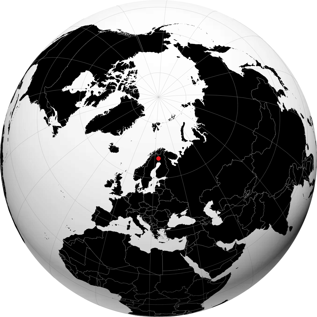 Pajala na globusie
