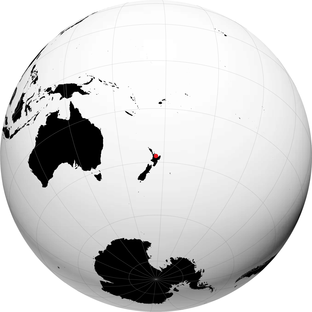 Papamoa na globusie